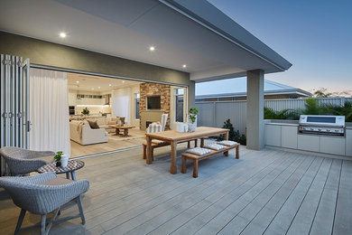 Patio - coastal patio idea in Perth