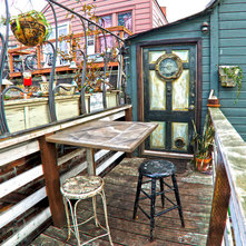 Eclectic Patio by Louise Lakier