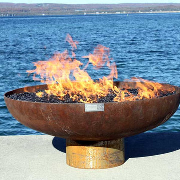 The Font O' Fire 30 inch Sculptural Firebowl