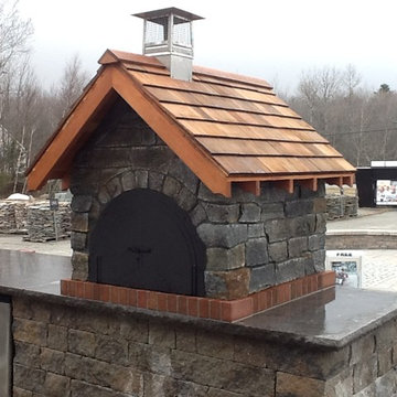 The Gagne & Son Wood Fired Brick Pizza Oven in Maine (Holden Location)