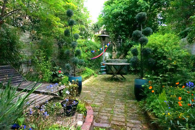 Inspiration for a medium sized bohemian patio in London.