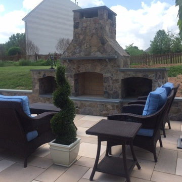 This Ashburn, VA, Outdoor Living Space Combination is pure bliss!