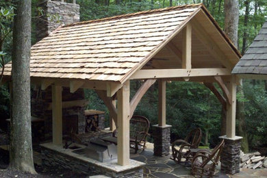 Timberframe Outdoor Living Area