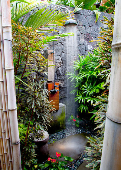 Tropical Patio Tropical Bathroom