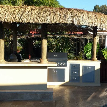 Tropical Custom Shaped Tiki Kitchen & Bar