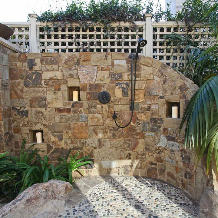 Tropical Outdoor with an Outdoor Shower April 2024 Houzz AU