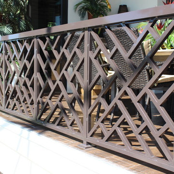 Tropical Veranda - Exterior Aluminum Rail