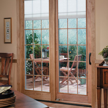 Upgrade your living room w/Pella® Designer Series® sliding patio doors