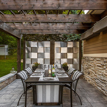Patio Cover With Privacy Wall - Photos & Ideas | Houzz