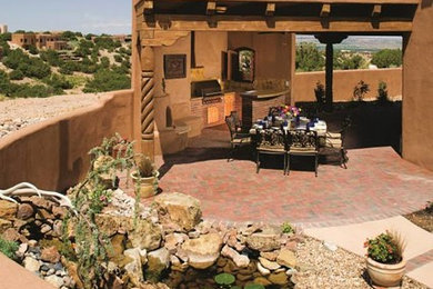 Inspiration for a mediterranean patio remodel in Albuquerque