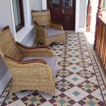 Veranda with Winckelmans Victorian Tile