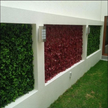 Vertical Garden Wall, Outdoor Art | Artificial Hedge Panels