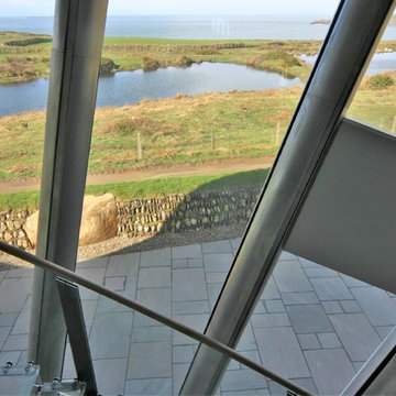 View from a Glass Staircase