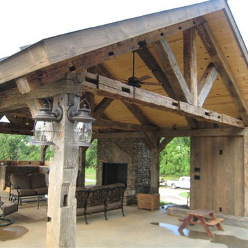 Vintage Barn beam pavilion