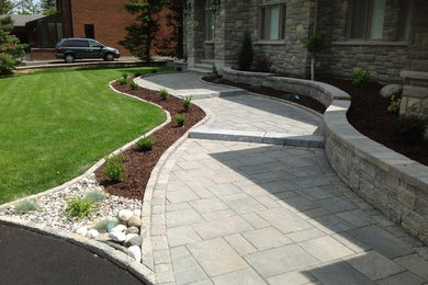 Example of a large patio design in Toronto