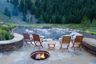 Inspiration for a contemporary patio remodel in Boise
