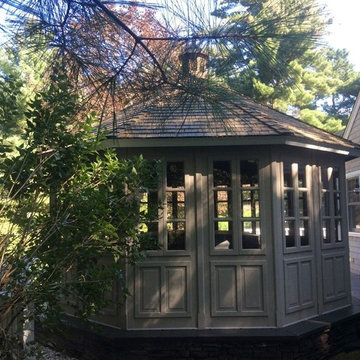 Wash of Roof on Home and Gazebo in Plymouth