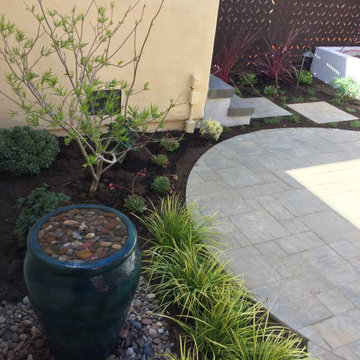 Water Feature and Patio