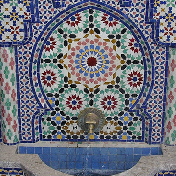 Water Fountain Handmade Moroccan Tile
