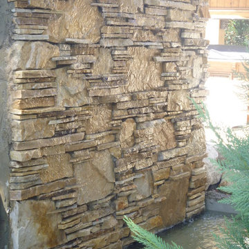 Water wall, water feature fountain by Matthew Giampietro