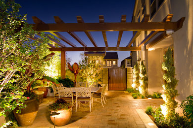 Patio - mediterranean patio idea in Orange County
