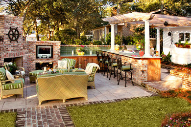 Patio - traditional patio idea in Charleston