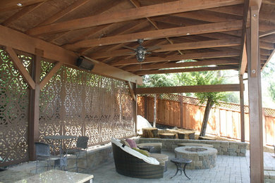 Inspiration for a rustic patio remodel in San Francisco