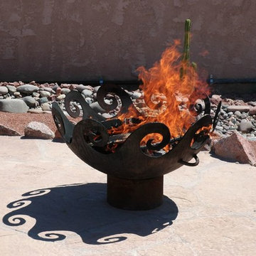 Waves O' Fire 37 inch Sculptural Firebowl™ in Las Vegas, NV
