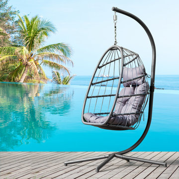 We have lots of Wicker Hanging Egg Frame Chairs in USA now