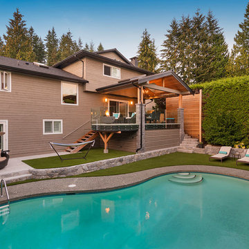 Westcoast Transitional Outdoor Living