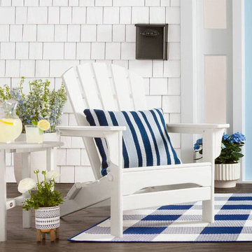 White and Blue Patio Decor Collection