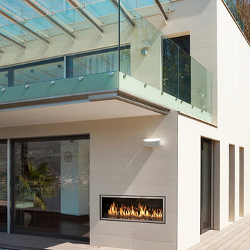 WS54 Outdoor gas fireplace