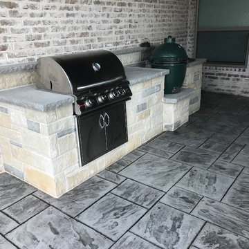 Wylie - Arbor featuring an outdoor kitchen.