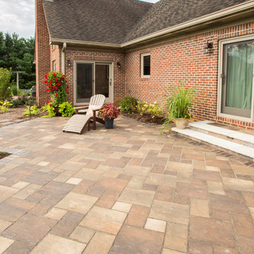 Zionsville, Indiana paver patio area