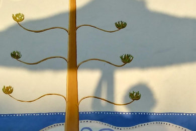 マドリードにあるコンテンポラリースタイルのおしゃれなプールの写真