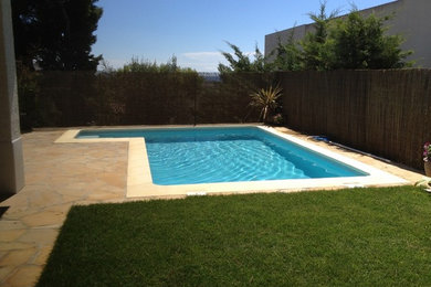 Construcción piscina Castelldefels - Antes/Después
