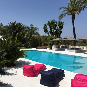 Piscina y Jardin en San Rafel, Ibiza