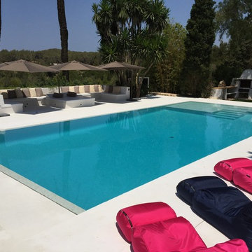 Piscina y Jardin en San Rafel, Ibiza