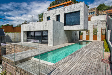 Photo of a contemporary swimming pool in Other.