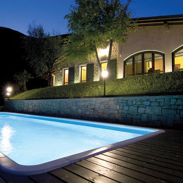 Casa con piscina vista lago di Garda