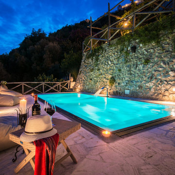 Hotel Villa Gianlica Praiano - Piscina di sera