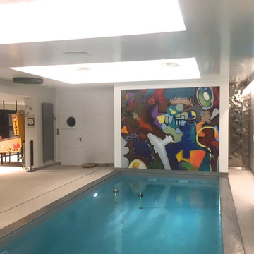 Aménagement et décoration d'un espace "piscine intérieure"
