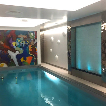 Aménagement et décoration d'un espace "piscine intérieure"