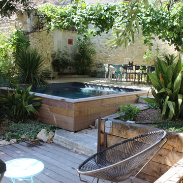 en terrasse