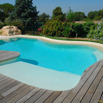Piscines de forme libre
