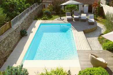 Réalisation d'une piscine rectangulaire à Nantes