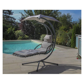 Relax 1 Chaise longue suspendue avec ombrelle - Contemporary - Swimming  Pool & Hot Tub - Other - by alinea | Houzz IE