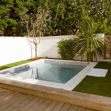 Terrasse avec piscine