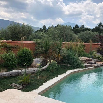 Une Villa paysagère et sa piscine biologique
