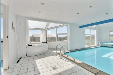 This is an example of a modern swimming pool in Aalborg.